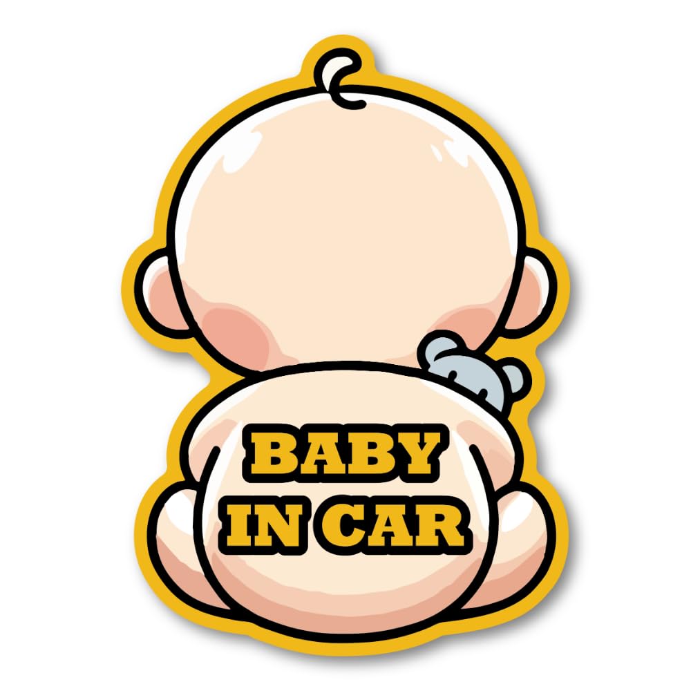 おすわりベビーの BABY IN CAR(130 × 180 mm)